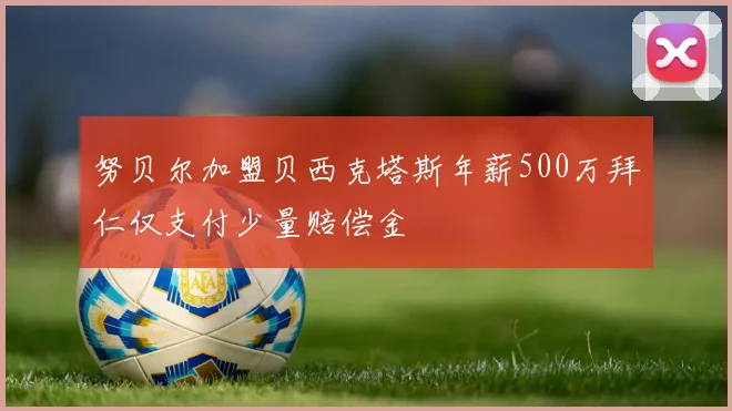 努贝尔加盟贝西克塔斯年薪500万拜仁仅支付少量赔偿金